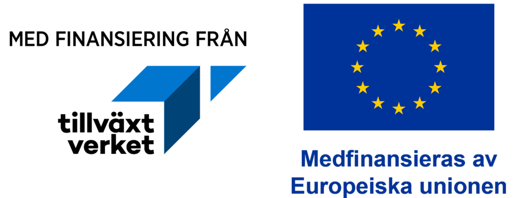 Med finansiering av Tillväxtverket och Medfinansieras av Europeiska unionen